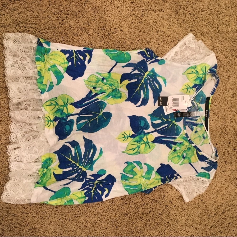 🏆 Kensie flowy Shirt